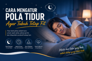 cara mengatur pola tidur agar tubuh tetap fit